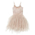 Little Princess Feathers And Ruffles Dress - Little Palace Store